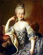 Portrait of Archduchess Maria Antonia of Austria, MEYTENS, Martin van